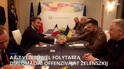 A G7 vezetőivel folytatta diplomáciai offenzíváját Zelenszkij