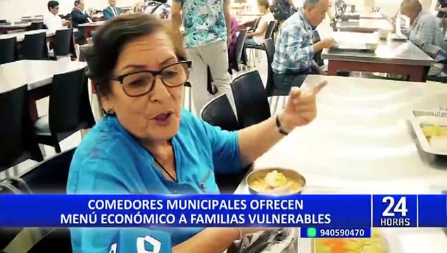 Comedores municipales en Miraflores y Surco ofrecen menú económico a familias vulnerables