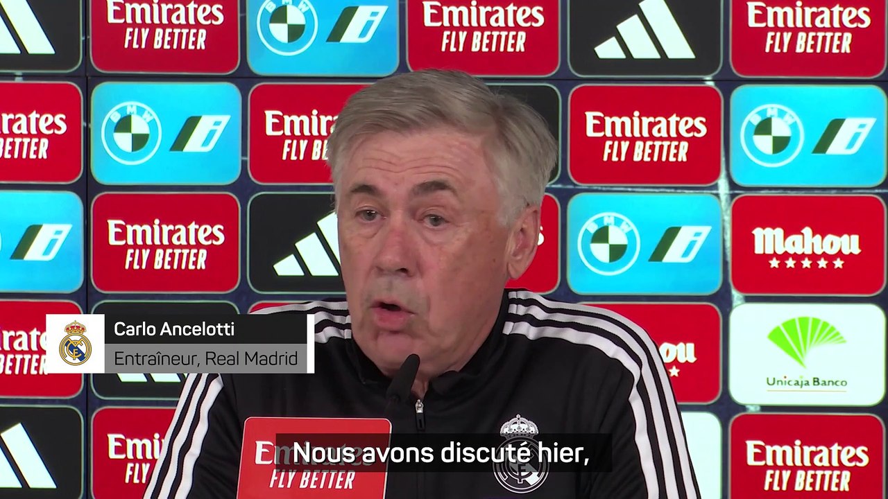 Carlo Ancelotti : "Cela n'a pas de sens de douter de Benzema"