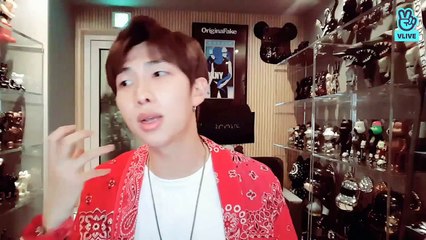 2018.05.28 BTS VLIVE-RM : LOVE YOURSELF 轉 ‘Tear’ Behind