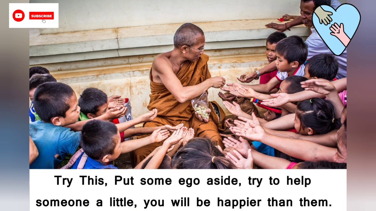The Only Put some ego aside, try to help someone a little, you will be happier than them.  Video You Need to Watch