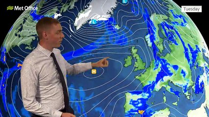 Met Office Evening Weather Forecast 20/05/23 - North/south split continues overnight