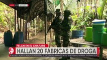 Felcn destruye 7 laboratorios de droga en el Chapare y asesta un golpe al narcotráfico de casi $us 2 millones