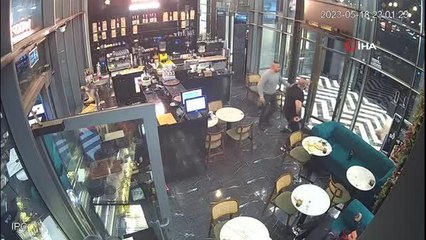 İstanbul'da kafeteryada dehşet anları kamerada: Kurşun yağmuruna tutuldular