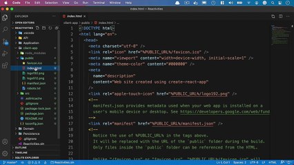 Walking Skeleton Part 2 - Client - Reviewing the React project files