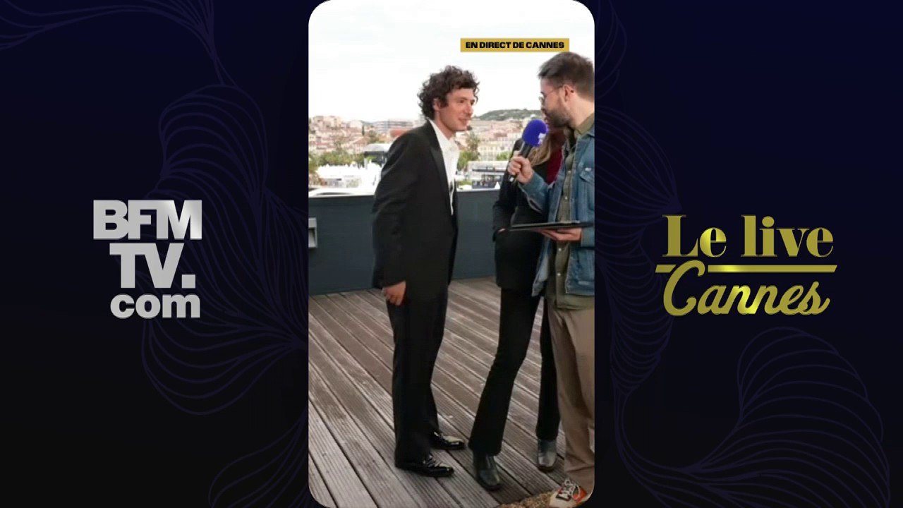 "Je passais par hasard": Vincent Lacoste s'incruste en plein live de BFMTV au Festival de Cannes
