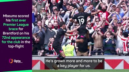 Frank happy Mbeumo stepped up in Toney absence