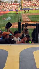 Famous Baseball Collector Catches A Baseball