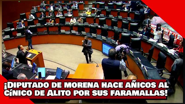 ¡VEAN! ¡Diputado de morena hace añicos al cínico de Alito por sus faramallas!