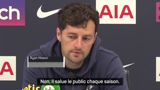 Tottenham - Mason : Kane ? Il salue le public chaque saison
