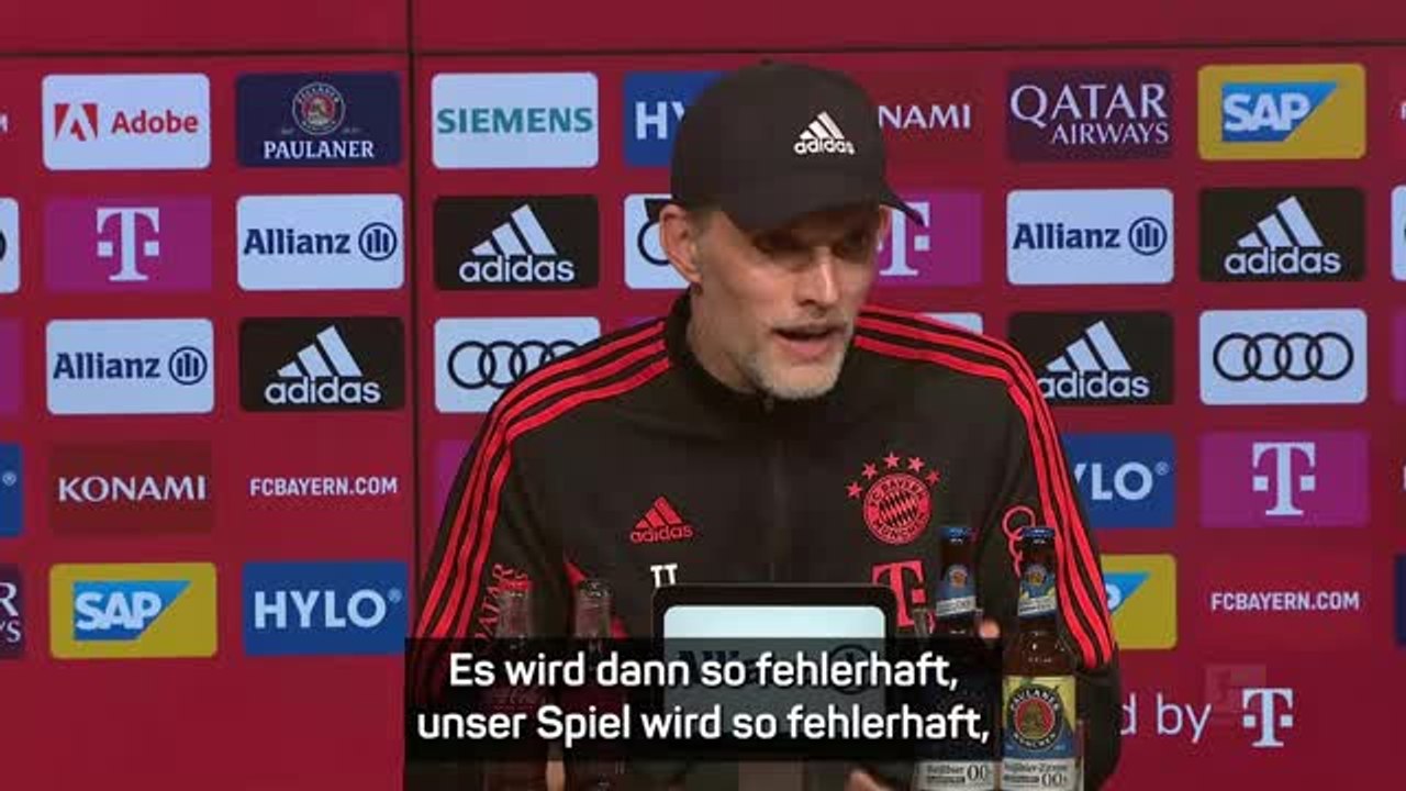 Tuchel: 'Unser Spiel wird so fehlerhaft'