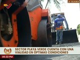 Gobierno Nacional optimiza más de 200 metros de vialidad en el sector Playa Verde del edo. La Guaira
