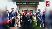 Marcelo Ebrard inaugura nuevo consulado de México en Oklahoma, Estados Unidos