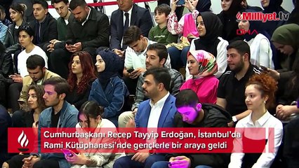 Cumhurbaşkanı Erdoğan gençlerle buluştu: Umutsuzluk dalgalarına asla prim vermeyin