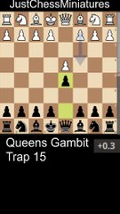 Queen´s Gambit Trap 15. Cambridge Springs Trap