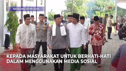 Kapolri Ingatkan Santri Waspadai Provokasi di Medsos Jelang Pemilu2024