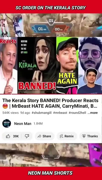 Supreme Court ORDER on The Kerala Story Movie!- Dhruv Rathee Reacts | The Kerala Story Shorts Facts