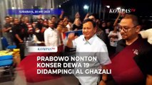Momen Prabowo Nonton Konser Dewa 19 Didampingi Al Ghazali