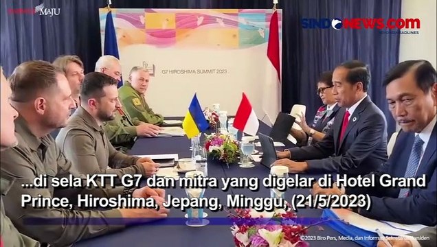 Bertemu Zelenskyy, Presiden Jokowi: Indonesia Terus Dukung Perdamaian di Ukraina