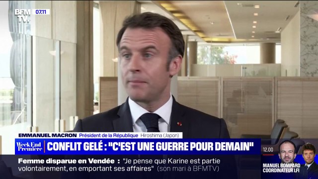 Emmanuel Macron: L'expérience nous a appris qu'un conflit gelé, ce sera une guerre pour demain