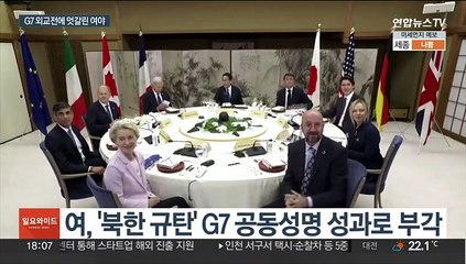 G7 외교전 상반된 평가…"국격 드높여" "일본 두둔해"