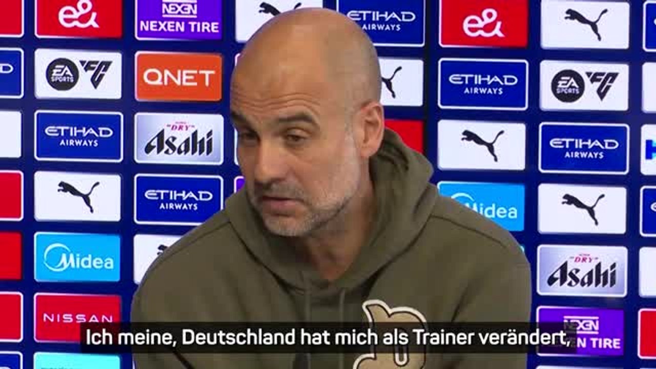 Guardiola: 'Deutschland hat mich als Trainer verändert'