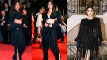 Cannes Red Carpet 2023: Diana Penty Black Tuxedo and Tassel Dress Look पर People's Reaction Viral