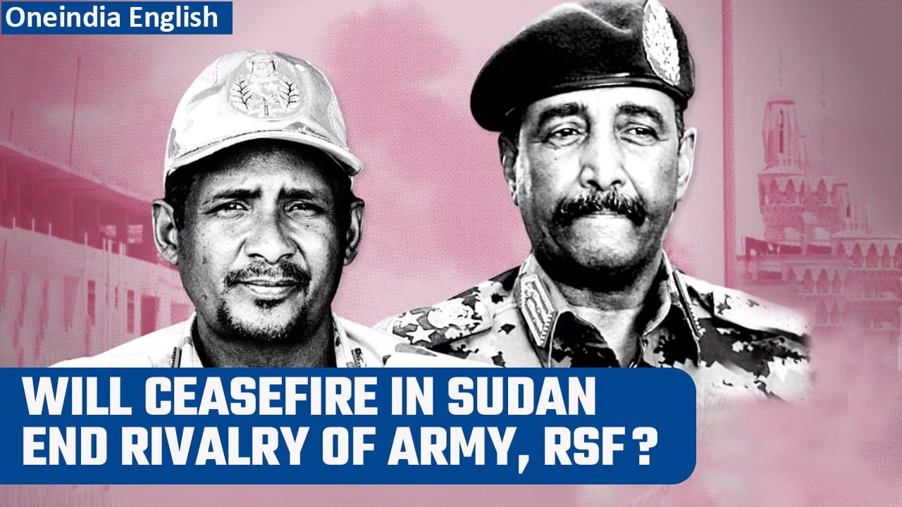 Sudan: Fighting to stop as rival factions agree for week-long truce beginning tomorrow|Oneindia News