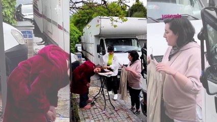 Nurgül Yeşilçay'dan "Veda Mektubu" setinden eğlenceli paylaşım! "Alanur'un saçlarını çok..."