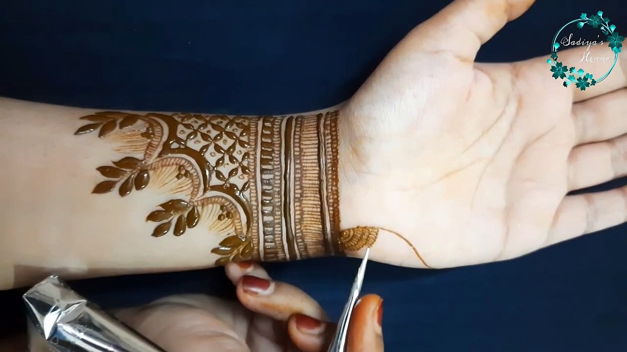 Mehndi class 18 | Rose Mehndi Design| Front hand Mehndi design| Mehndi tutorial | full mehndi course