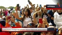 Cumhurbaşkanı Erdoğan'dan Adıyaman'da gençlere deprem bölgesinde yatırım müjdesi