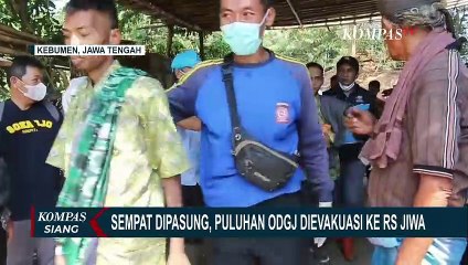 Sempat Dipasung, 45 ODGJ di Padepokan Kebumen Dievakuasi