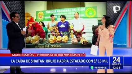 Periodista Marco Matías narra al detalle la operación y captura de falso chamán