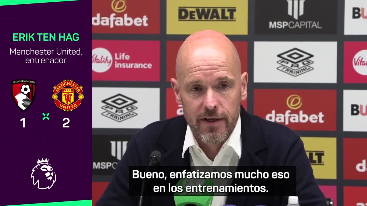 Ten Hag se rinde a Casemiro: "nos sigue sorprendiendo"