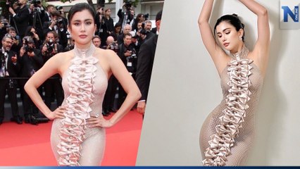 ก็ซีทรูไปเลยจ้า "ปู ไปรยา" อวดหุ่นสับ บนพรมแดงเมืองคานส์ ครั้งที่ 76