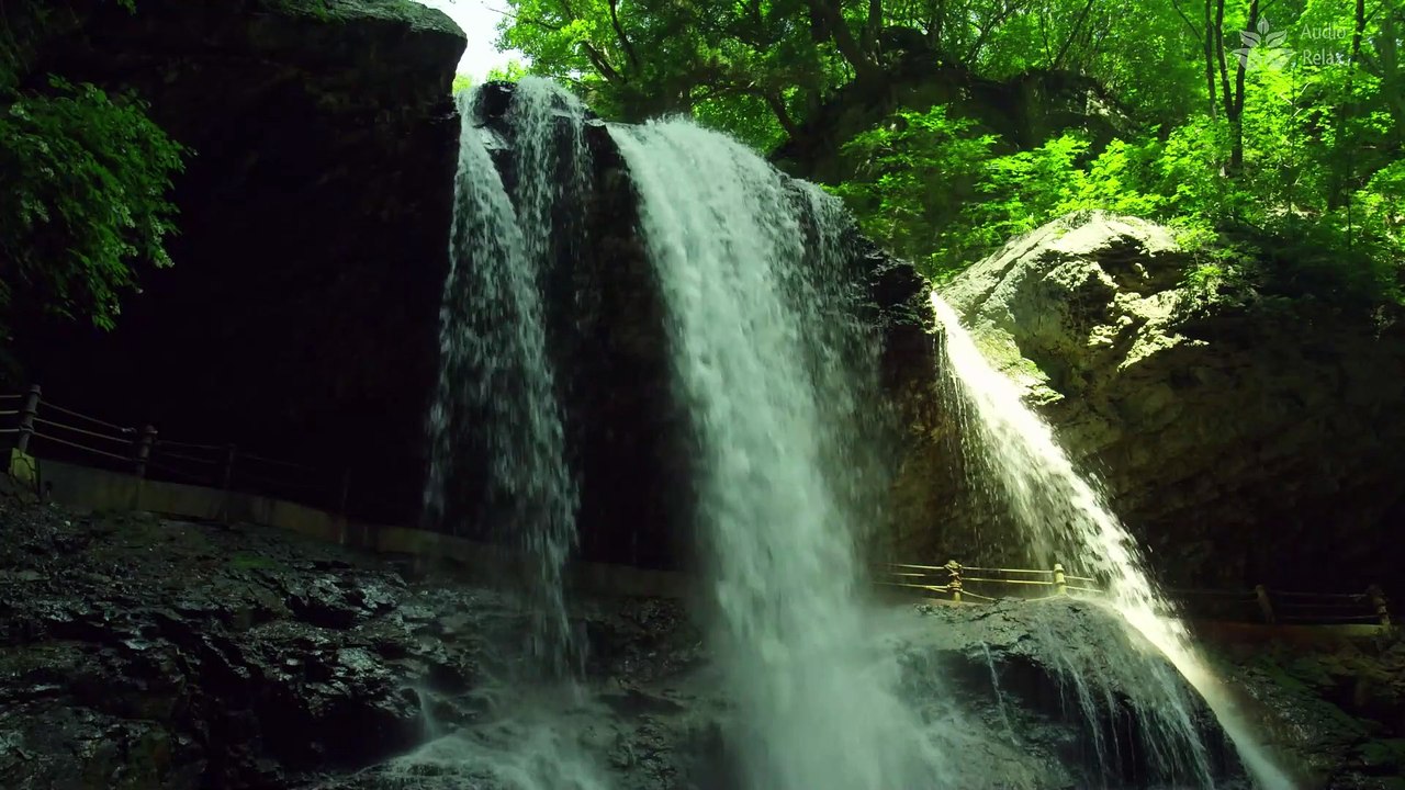 Serenity Falls: A Calming Waterfall Retreat