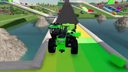 Farming Simulator 22 006 - MANITOU TELEHANDLERS TRACTORS DEATH RUN PARKOUR