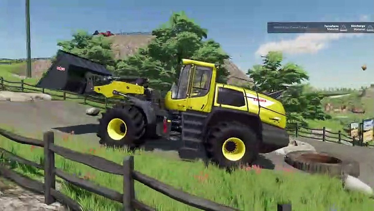 Farming Simulator 22 139 - COLORED CLAAS BULLDOZER DEATH RUN