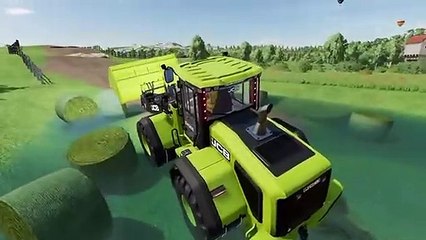 Farming Simulator 22 090 - COLORED JCB BULLDOZERS DEATH RUN