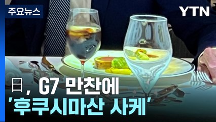 日, G7 만찬에 '후쿠시마산 사케'...여야, 시찰단 공방 / YTN