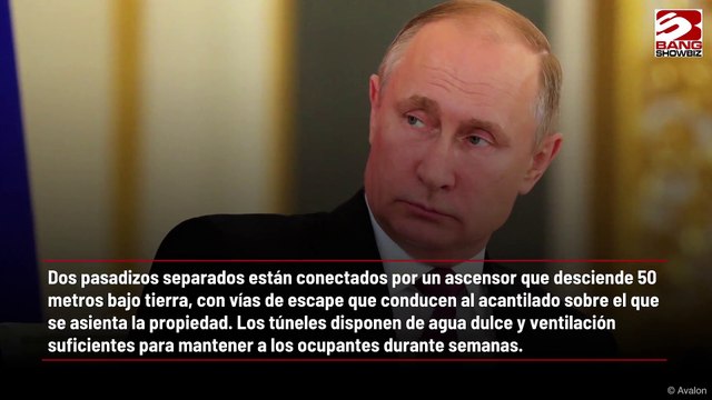 Documentos filtrados revelan que Vladimir Putin tiene un búnker ultrasecreto
