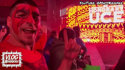 Sami Zayn gets Ucey while introducing The Bloodline at WWE Live Event 12/3/22