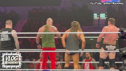 Braun Strowman calls The Bloodline Chickens - WWE Holiday Supershow 12/3/22