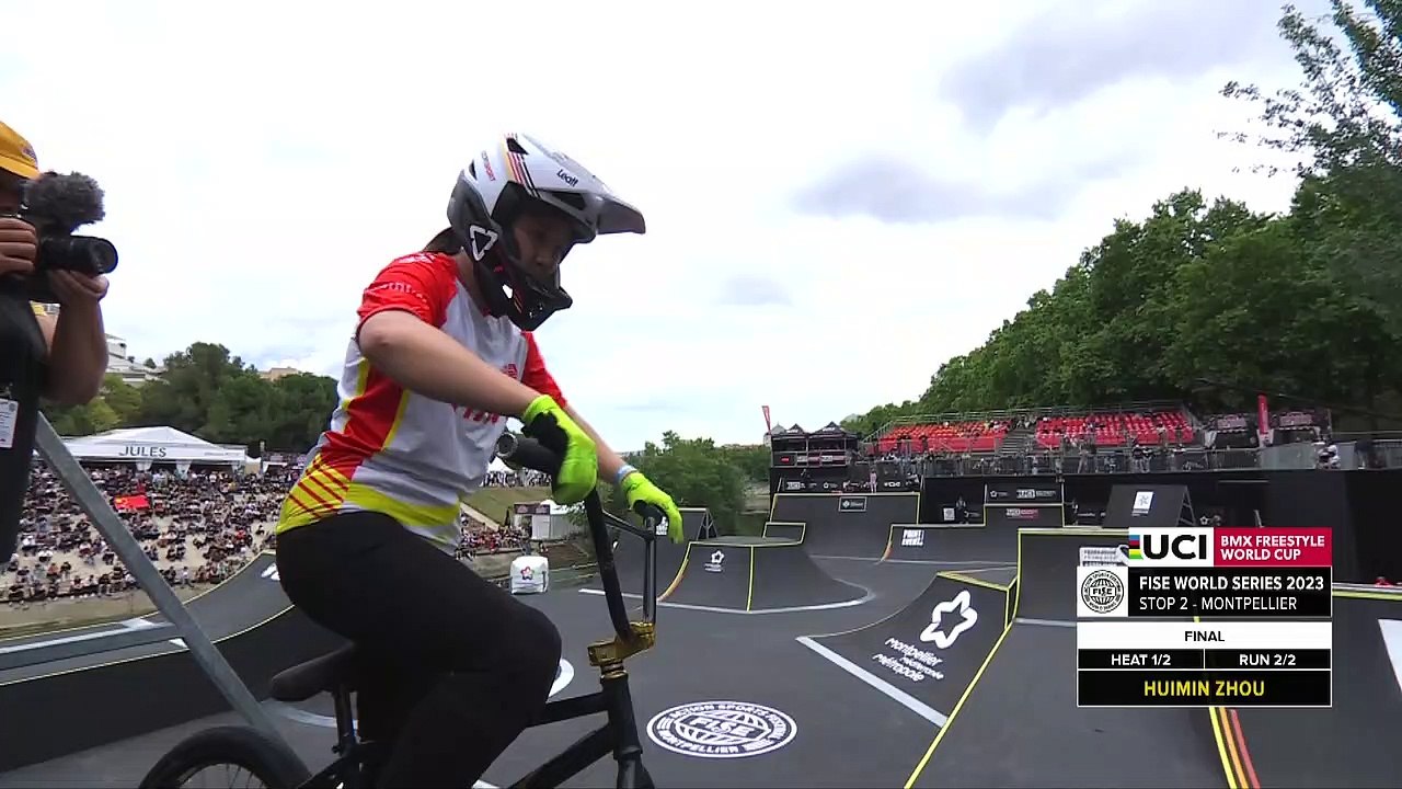 Huimin Zhou - 1st Place UCI BMX Freestyle Park World Cup Women's Final