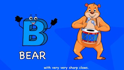 Learn alphabet letter Bb with song #alphabet #phonics