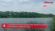 Çanakkale'de tekne battı