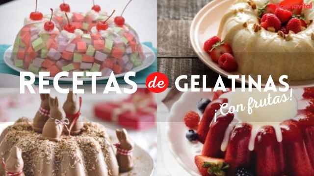 Deliciosas GELATINAS CON FRUTAS para la familia | Recetas de gelatinas fáciles | Cocina Vital