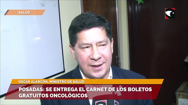 Posadas se entrega el carnet de los boletos gratuitos oncológicos