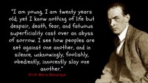 Unforgettable Erich Maria Remarque Quotes That Touch the Soul.