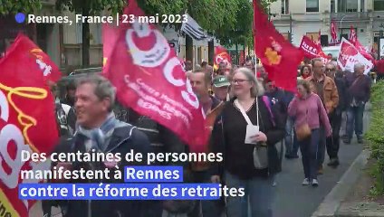 Rennes: nouvelle mobilisation contre la réforme des retraites avant "un énorme 6 juin"